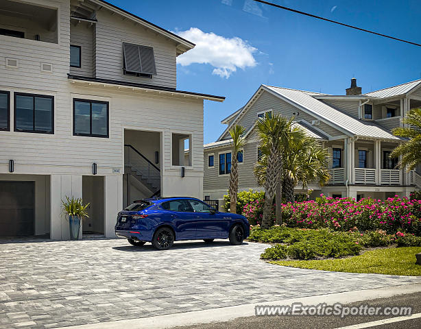 Maserati Levante spotted in Amelia Island, Florida