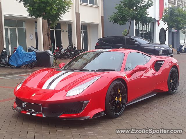 Ferrari 488 GTB spotted in Jakarta, Indonesia