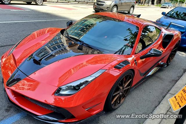 Ferrari 488 GTB spotted in Indianapolis, Indiana