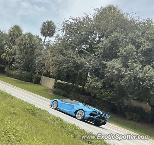 Lamborghini Aventador spotted in Boca Raton, Florida