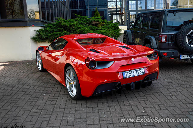 Ferrari 488 GTB spotted in Poznań, Poland