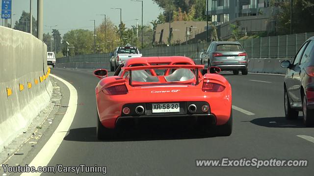 Porsche Carrera GT spotted in Santiago, Chile