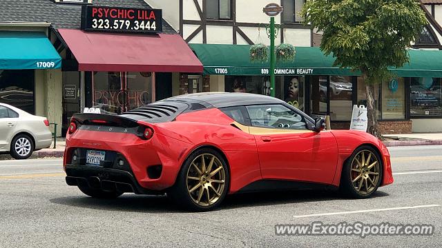 Lotus Evora spotted in Los Angeles, California