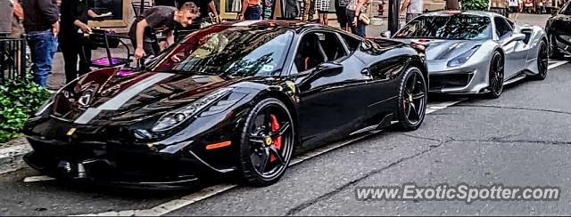 Ferrari 458 Italia spotted in Somerville, New Jersey