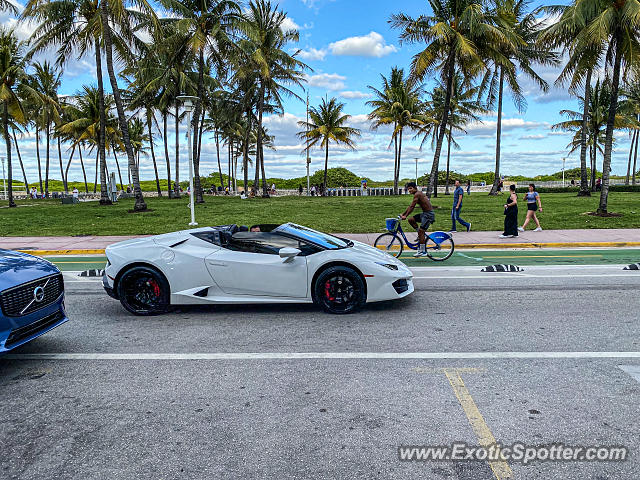 Lamborghini Huracan spotted in Miami Beach, Florida
