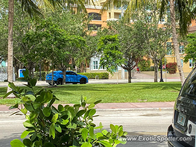 Lamborghini Urus spotted in Miami Beach, Florida