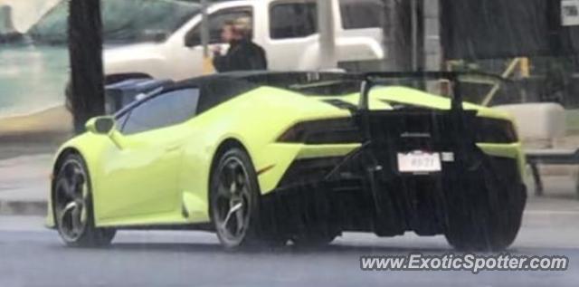 Lamborghini Huracan spotted in Honolulu, Hawaii
