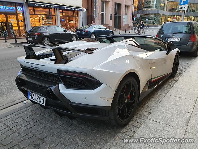 Lamborghini Huracan spotted in Warsaw, Poland