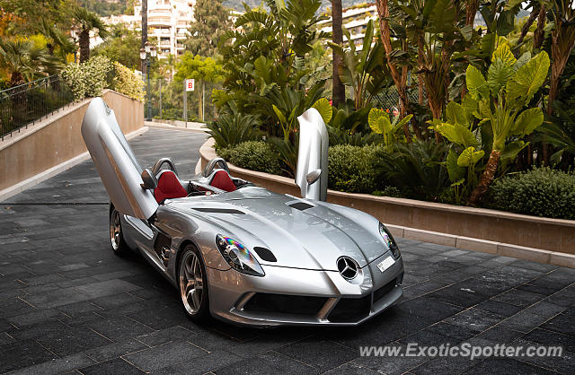 Mercedes SLR spotted in Casino Square, Monaco