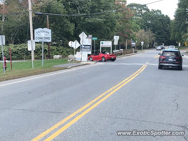 Ferrari F430 spotted in West Concord, Massachusetts