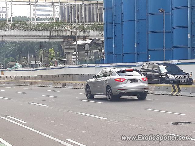 Maserati Levante spotted in Jakarta, Indonesia