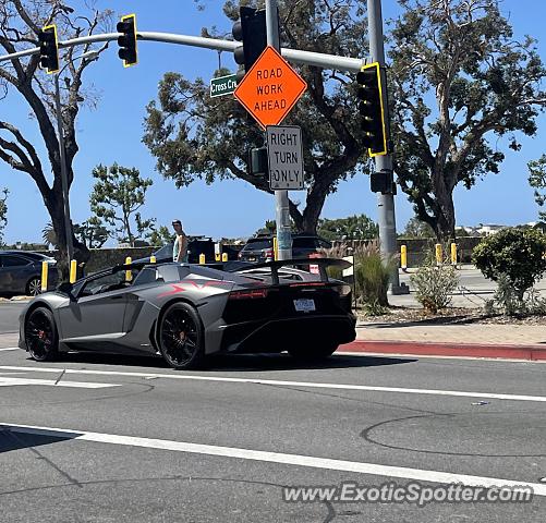 Lamborghini Aventador spotted in Malibu, California