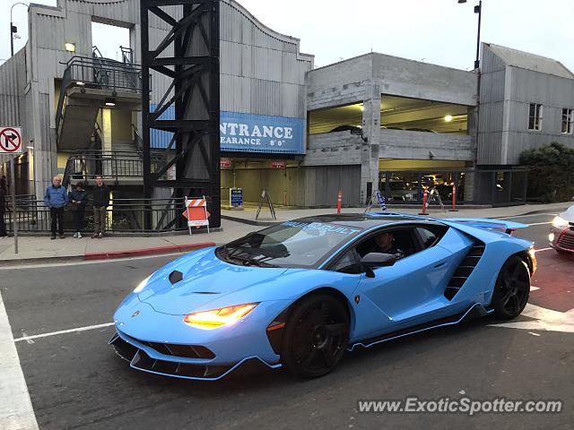 Lamborghini Centenario spotted in Monterey, California
