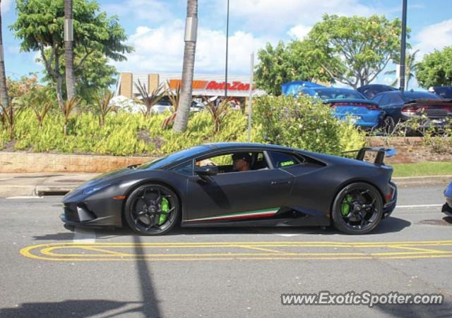 Lamborghini Huracan spotted in Honolulu, Hawaii
