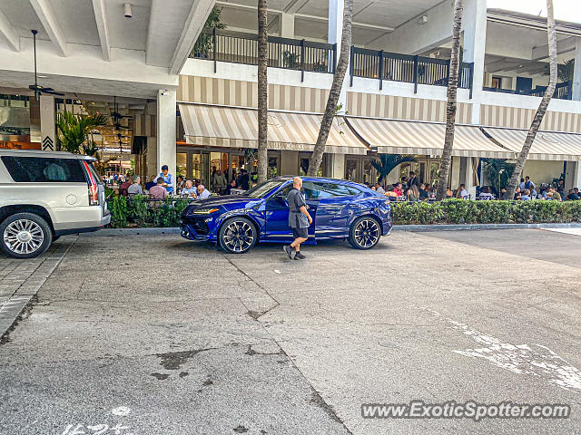 Lamborghini Urus spotted in Miami Beach, Florida