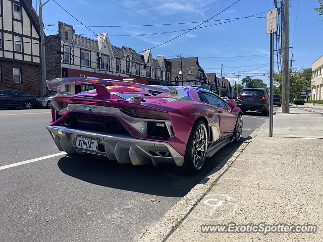 Lamborghini Aventador spotted in Hewlett, New York