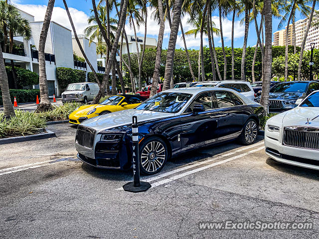 Rolls-Royce Ghost spotted in Miami Beach, Florida