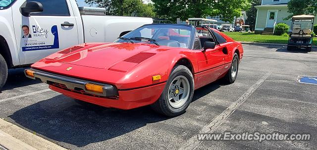 Ferrari 308 spotted in Put-in-bay, Ohio