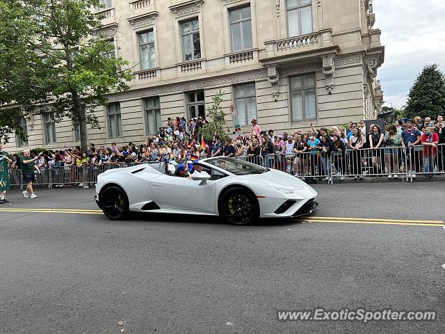 Lamborghini Huracan spotted in Washington DC, United States
