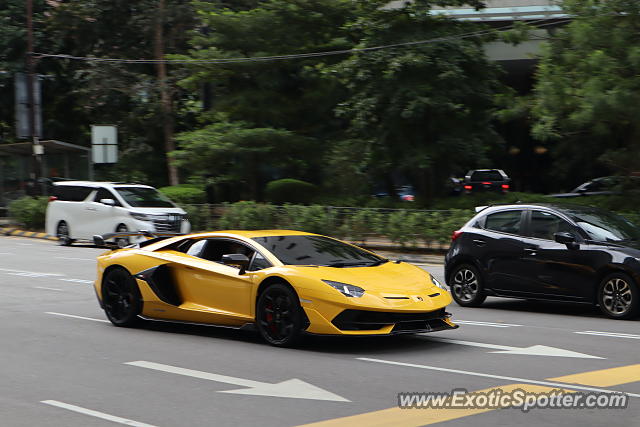 Lamborghini Aventador spotted in Kuala lumpur, Malaysia