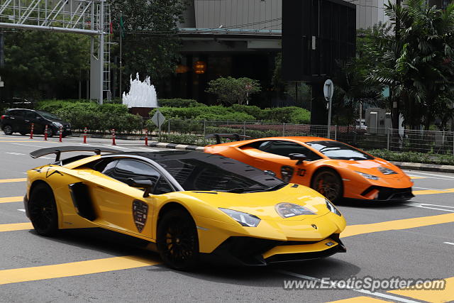 Lamborghini Aventador spotted in Kuala lumpur, Malaysia