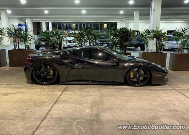 Ferrari 488 GTB spotted in Honolulu, Hawaii