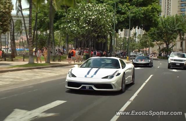 Ferrari 458 Italia spotted in Honolulu, Hawaii