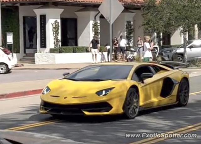 Lamborghini Aventador spotted in Los Angeles, California
