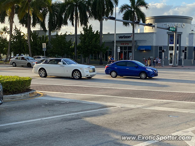 Rolls-Royce Dawn spotted in Miami Beach, Florida