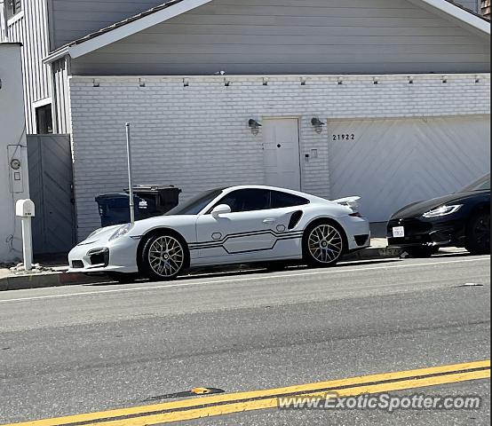 Porsche 911 Turbo spotted in Malibu, California