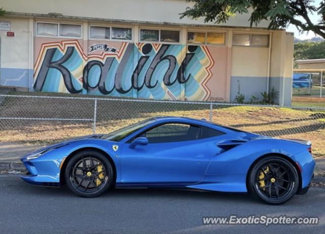 Ferrari F8 Tributo spotted in Honolulu, Hawaii