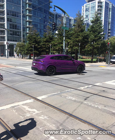 Lamborghini Urus spotted in San Francisco, California