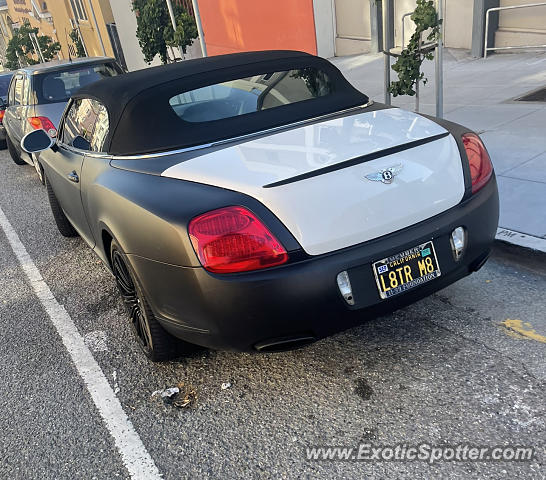 Bentley Continental spotted in San Francisco, California
