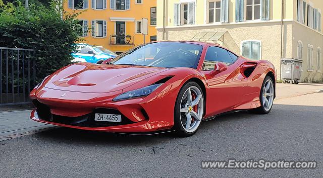 Ferrari F8 Tributo spotted in Zurich, Switzerland
