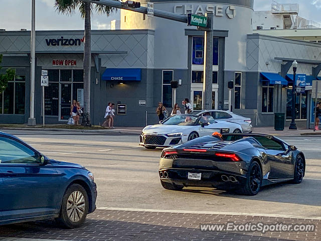 Audi R8 spotted in Miami Beach, Florida