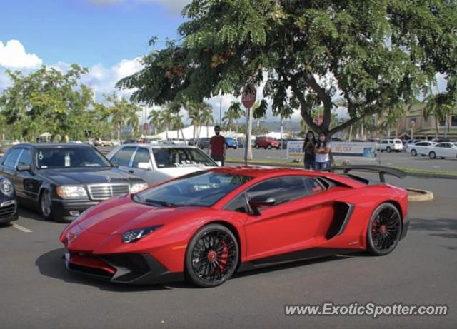 Lamborghini Aventador spotted in Honolulu, Hawaii