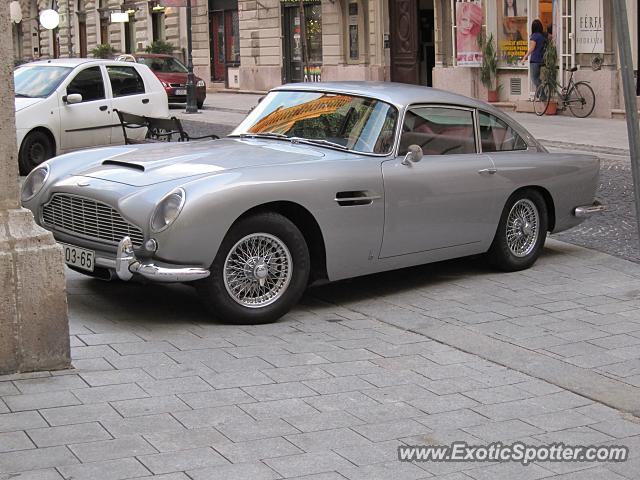 Aston Martin DB5 spotted in Budapest, Hungary