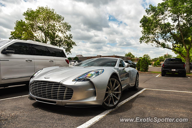 Aston Martin One-77 spotted in Wayzata, Minnesota