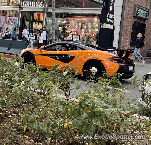 Mclaren 600LT spotted in Beverly Hills, California