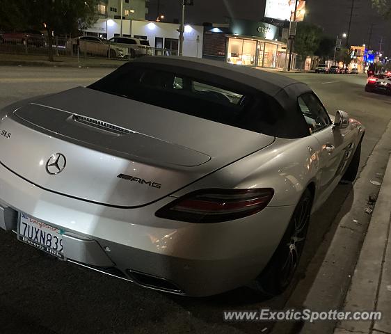 Mercedes SLS AMG spotted in Beverly Grove, California