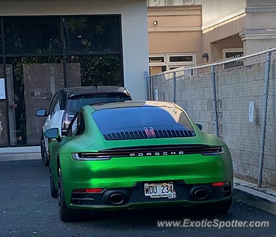 Porsche 911 spotted in Honolulu, Hawaii