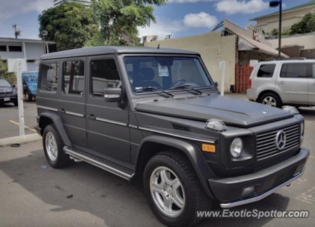 Mercedes 4x4 Squared spotted in Honolulu, Hawaii