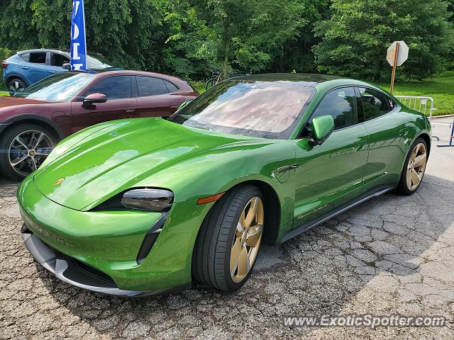Porsche Taycan (Turbo S only) spotted in Cincinnati, Ohio