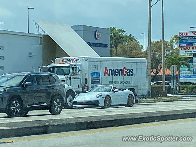 Porsche 911 spotted in Miami Beach, Florida