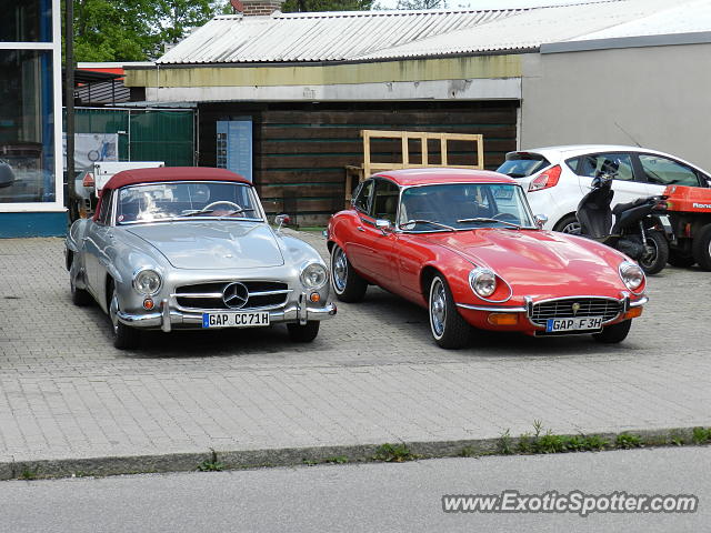 Jaguar E-Type spotted in Garmisch, Germany