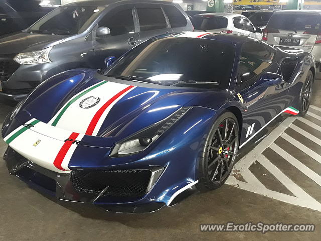 Ferrari 488 GTB spotted in Jakarta, Indonesia