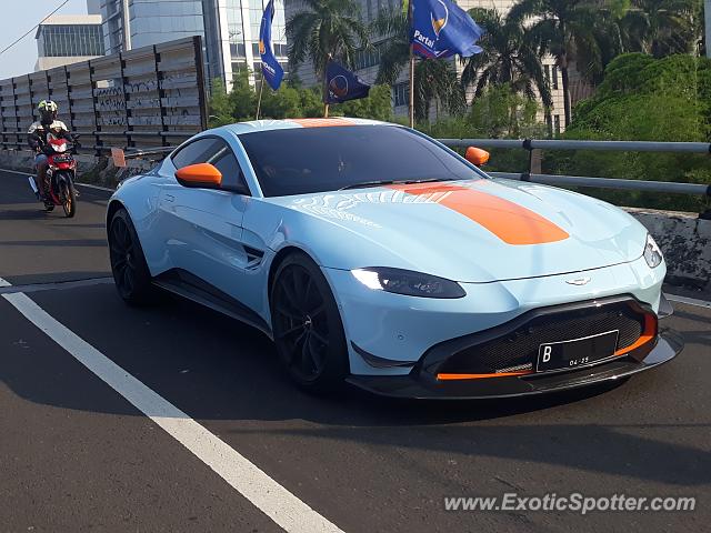 Aston Martin Vantage spotted in Jakarta, Indonesia