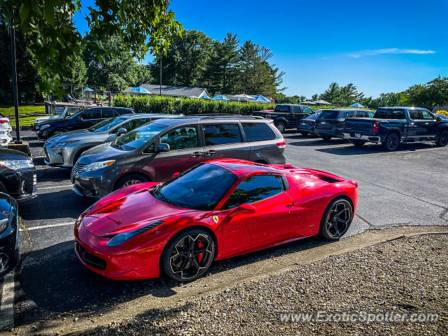 Ferrari 458 Italia spotted in Bloomington, Indiana