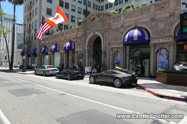 Aston Martin Vantage spotted in Beverly Hills, California