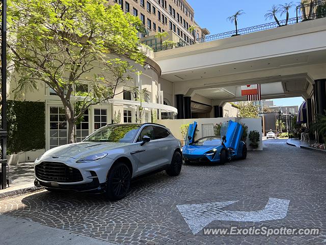 Aston Martin DBX spotted in Beverly Hills, California
